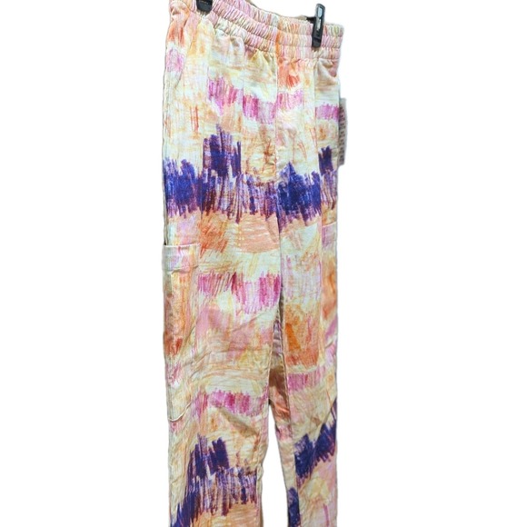Urban Outfitters Corduroy Penelope Joggers Womens‎ Medium Tie Dye Print Pants - Picture 7 of 10